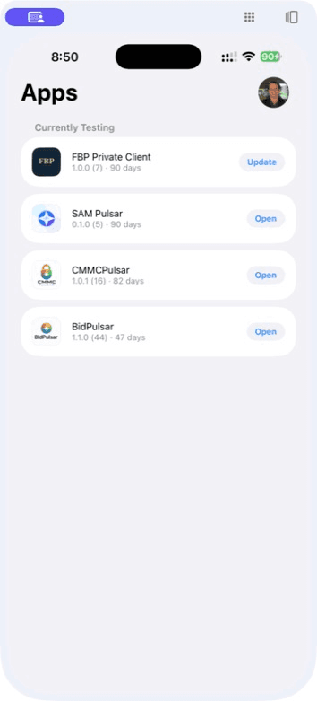 SAM Pulsar available to invited testers in TestFlight